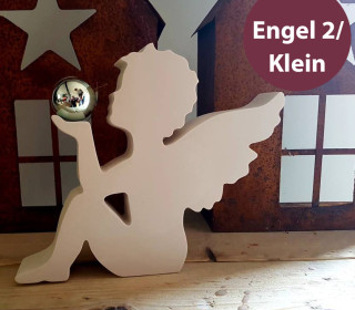 Silikon - Gießform - Sitzender Engel - Engel 2 / Klein - vielfältig nutzbar