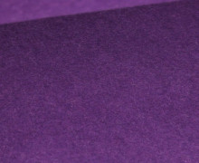 Bio-Baumwoll Fleece - Uni - Melange - Lila