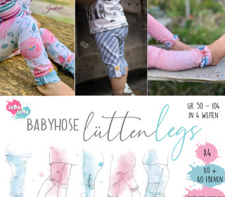 Leggings Lütten Legs Schnittmuster mit Beamerdatei