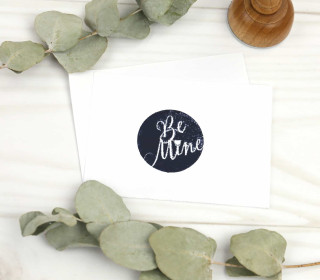 Stempel - Be Mine - Holzstempel