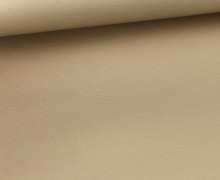 Kunstleder - Fashionstoff - Nappa - Uni - 140cm - Taupe Metallic