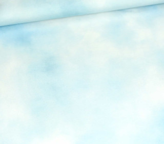 Sommersweat -  Tie-Dye Love 2.0 - Batik - Clouds - Blau - Bio Qualität - abby and me