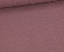 Musselin - Muslin - Double Gauze - Uni - Altlila - 125g - Schnuffeltuch - Windeltuch