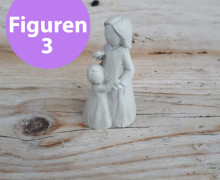 Silikon - Gießform - Figuren Familie - Hochzeit - Schnitzoptik - Figuren 3 - vielfältig nutzbar