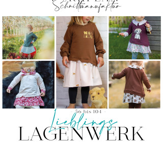 LIEBLINGS LAGENWERK | 56 BIS 104 | TUNIKA & KLEID | A4 & A0