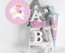 DIY-Nähset Schultüte - Born To Be A Unicorn - zum selber Nähen