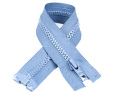 1 Reißverschluss - 55cm - S4 - Teilbar - Hochwertig - Prym - Taubenblau (235)