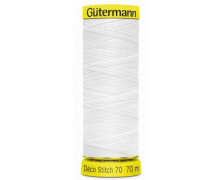 Gütermann Garn - Deco Stitch No. 70 - 70m - Uni - #0800