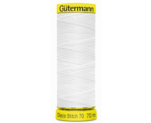 Gütermann Garn - Deco Stitch No. 70 - 70m - Uni - #0800