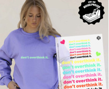 Onkel Bo's Bügelbilder - DIN A4 - Don't Overthink It - BIG