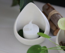 Silikon - Gießform - Eleganter Teelicht-Tropfen - Teelichthalter - vielfältig nutzbar