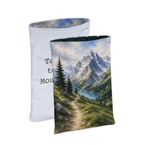 DIY-NÄHSET - Buchtasche - Take Me To The Mountains - Softshell - abby and amy
