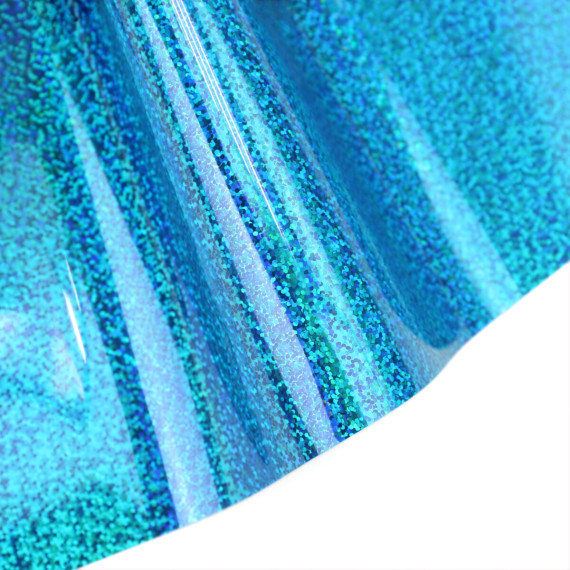 A4 Holographie Flex - Bügelfolie - Blau