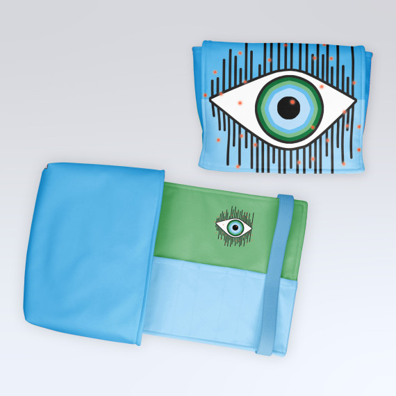 DIY-Nähset - Buch-Organizer - Auge - anlukaa - Softshell - abby and amy