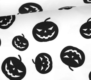Jersey - Pumpkin Dots - Halloween - Weiß - Bio-Qualität - abby and me