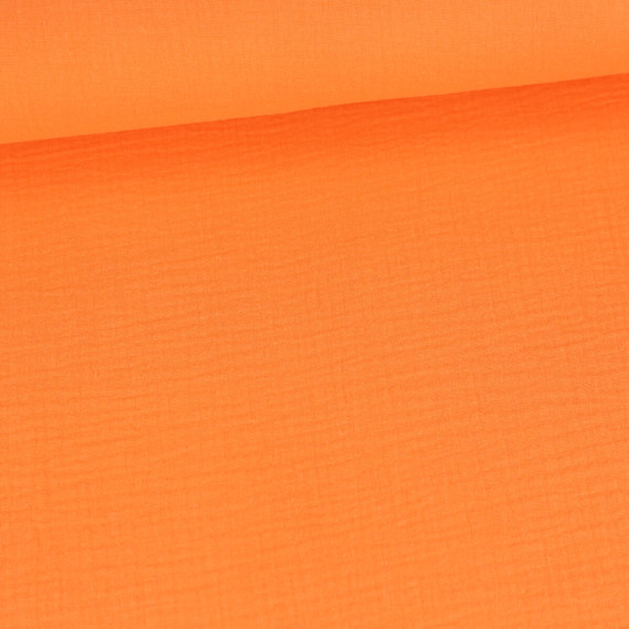 Musselin Bambino - Muslin - Double Gauze - Uni - Neonorange