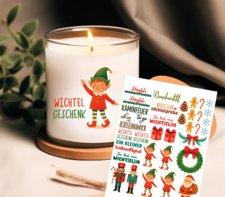 Rub-On Sticker - Wicht(el)ig - Weihnachten - Tante Henni Rub-Ons - vielfältig nutzbar