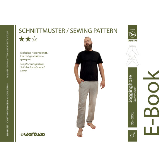 E-Book Jogginghose Herren XS - XXXL