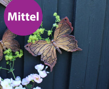 Silikon - Gießform - Schmetterling - gemusterte Flügel - Gartendeko - Mittel - vielfältig nutzbar