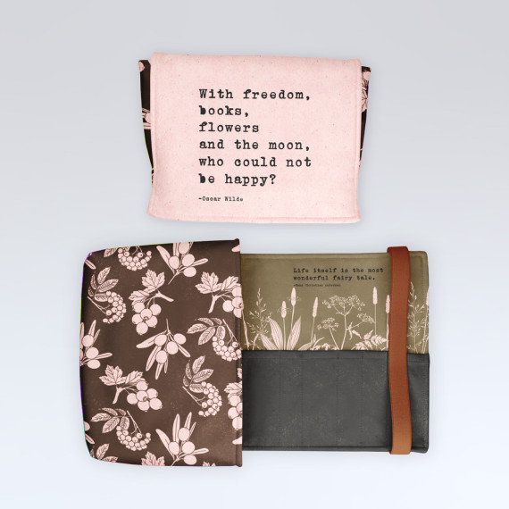 DIY-Nähset - Buch-Organizer - Herbstzauber - Lausemia Design Studio - Softshell - abby and amy