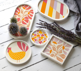 Outdoorstoff - Sommergarten - Inlays für Silikon - Probierset - Sanne Paul - abby and amy