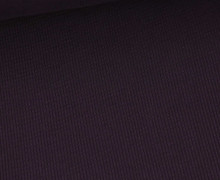 Waffelstrick-Jersey Light - Feine Struktur - Baumwolle - 200g - Violett Dunkel