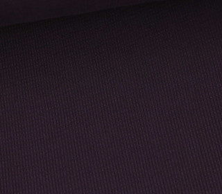 Waffelstrick-Jersey Light - Feine Struktur - Baumwolle - 200g - Violett Dunkel