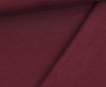 Modalsweat -  Uni - Bordeaux - Sweat Kalle - French Terry
