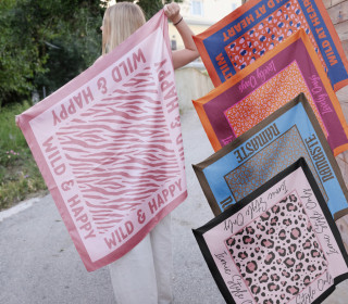 DIY-Nähset Tücher - Konfigurator - Animal Print - personalisiert