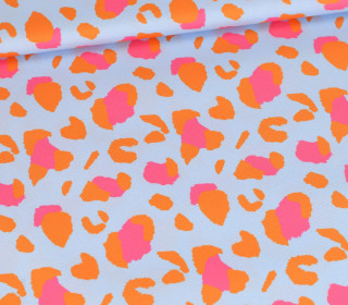 Outdoorstoff - Leo Animal Print - Jeans - Orange/Rosa - abby and amy