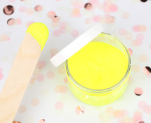 Siebdruckfarbe - Neon Gelb - 100ml - wasserbasiert - vegan - für Textil
