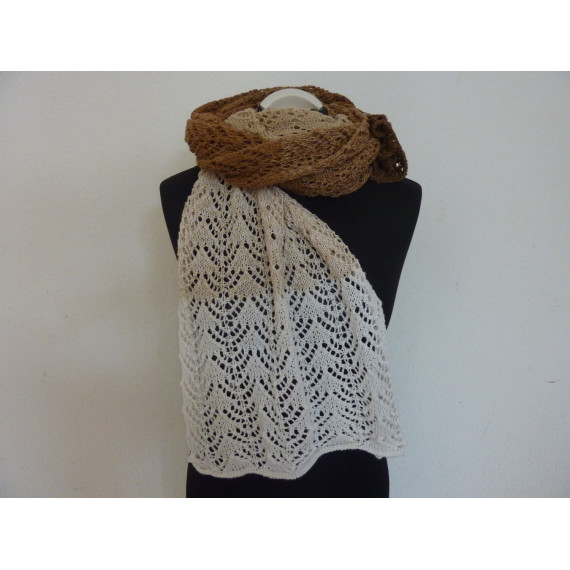 Strickanleitung - Schal "Cayppuccino"