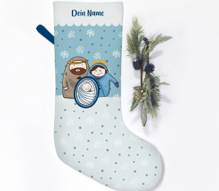 DIY-Nähset - Nikolaussocke - Softshell - Heilige Familie - Formenfroh