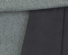 Softshell - Fleece - Uni - Melange - Dunkelgrau