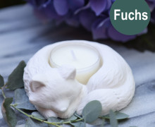 Silikon - Gießform - Tier Teelichthalter - Kleine Stumpenkerzen - Fuchs - vielfältig nutzbar