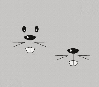 Stickdatei Gesicht Hamster - zwei Varianten, drei Größen, Rahmen ab 10 cm x 10 cm, Stickmuster, Mund, Augen, sticken, Nase, Zähne