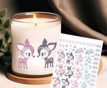 Rub-On Sticker - BohoKitz - Nikiko - Tante Henni Rub-Ons - vielfältig nutzbar