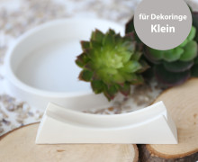 Silikon - Gießform - Halter für Dekoring - Ständer - Klein - vielfältig nutzbar