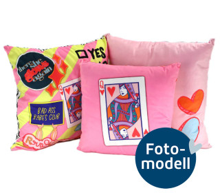 FOTOMODELL - Kissen-Set fertig genäht - The Future Is Female - Queen - Lausemia Design Studio