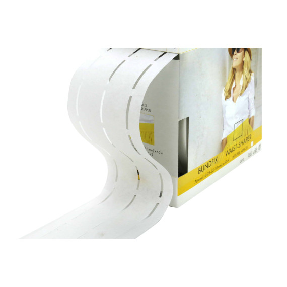 1 Meter Bundfix GP3 - Bundeinlage - 70mm - Vlieseline - Weiß