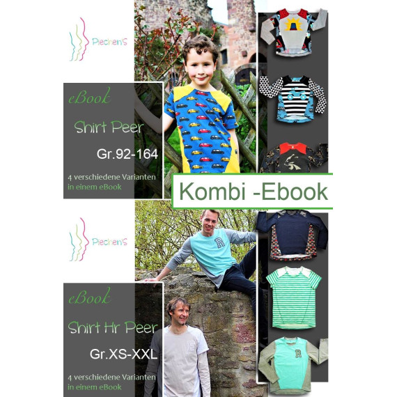 Ebook - Kombi - Peer und HePeer - Gr. 92-164 und XS-XXL