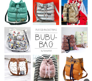 Ebook - BUBU-Bag - Bucketbag - Pufferbag - Pillow Tasche - Rucksack - von formenfroh