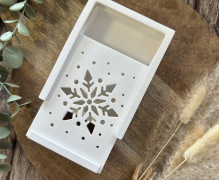 Silikon - Gießform - Kleine Geschenkdose - Schneeflocke - Gutschein Box - vielfältig nutzbar