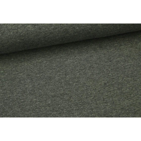 Jersey - Uni - ca. 150cm - Dunkelgrau Meliert