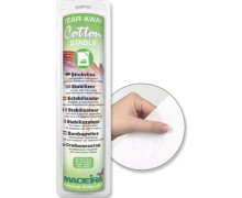 1 Cotton Stable - Tear Away - Aufbügelbar - Maschinensticken - 30cm x 5,0m - Abreißbar - Weiß - Madeira