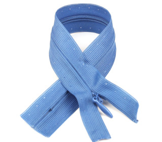 1 Polyesterreißverschluss - 22cm - S6 - Nicht Teilbar - Unsichtbar -  Hochwertig - Prym - Taubenblau (235)