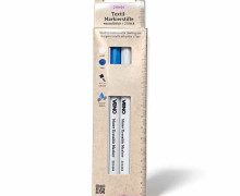 2 Markierstifte - Stoffmarkierstifte - 0,5-1mm - Wasserlöslich - veno - Weiß/Blau