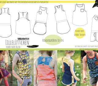 eBook - Lillelüttchen Hemd und Kleid Gr. 80-146