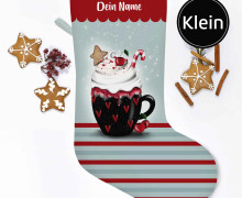 DIY-Nähset - Nikolaussocke - KLEIN - Softshell - CherryPunch - Make Art Berlin