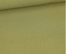 Viskose Krepp - Leicht Elastisch - Uni - Schilfgrün